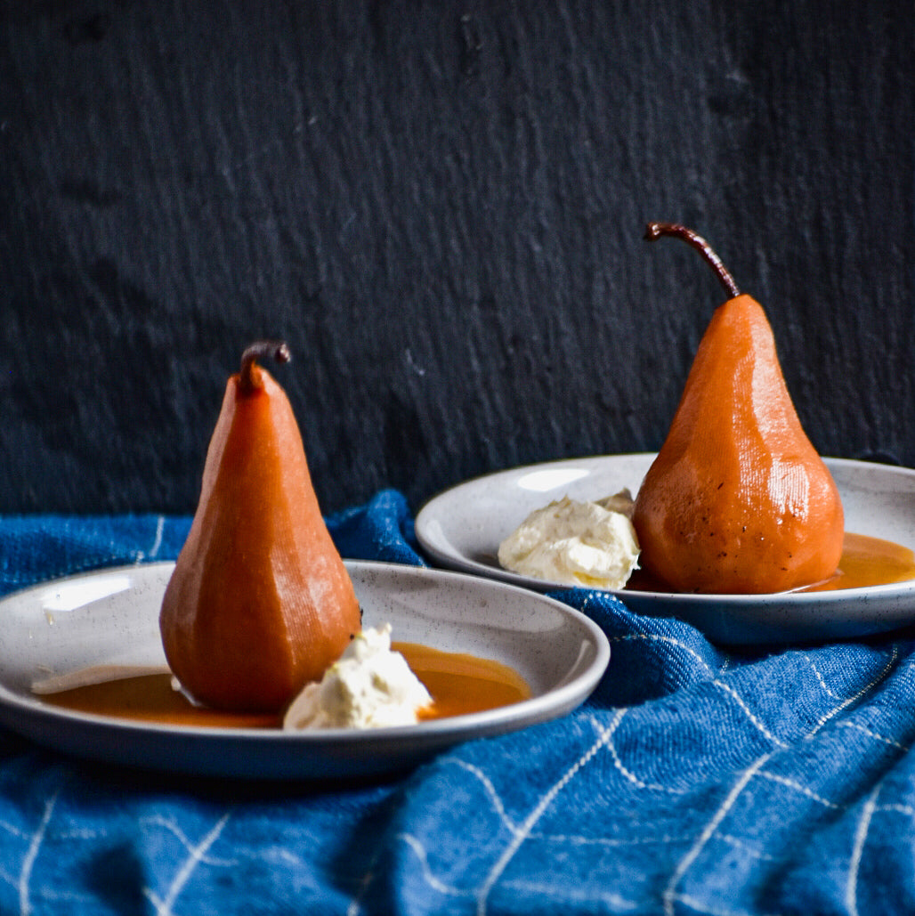 Nidhi's Chai Poached Pears Recipe